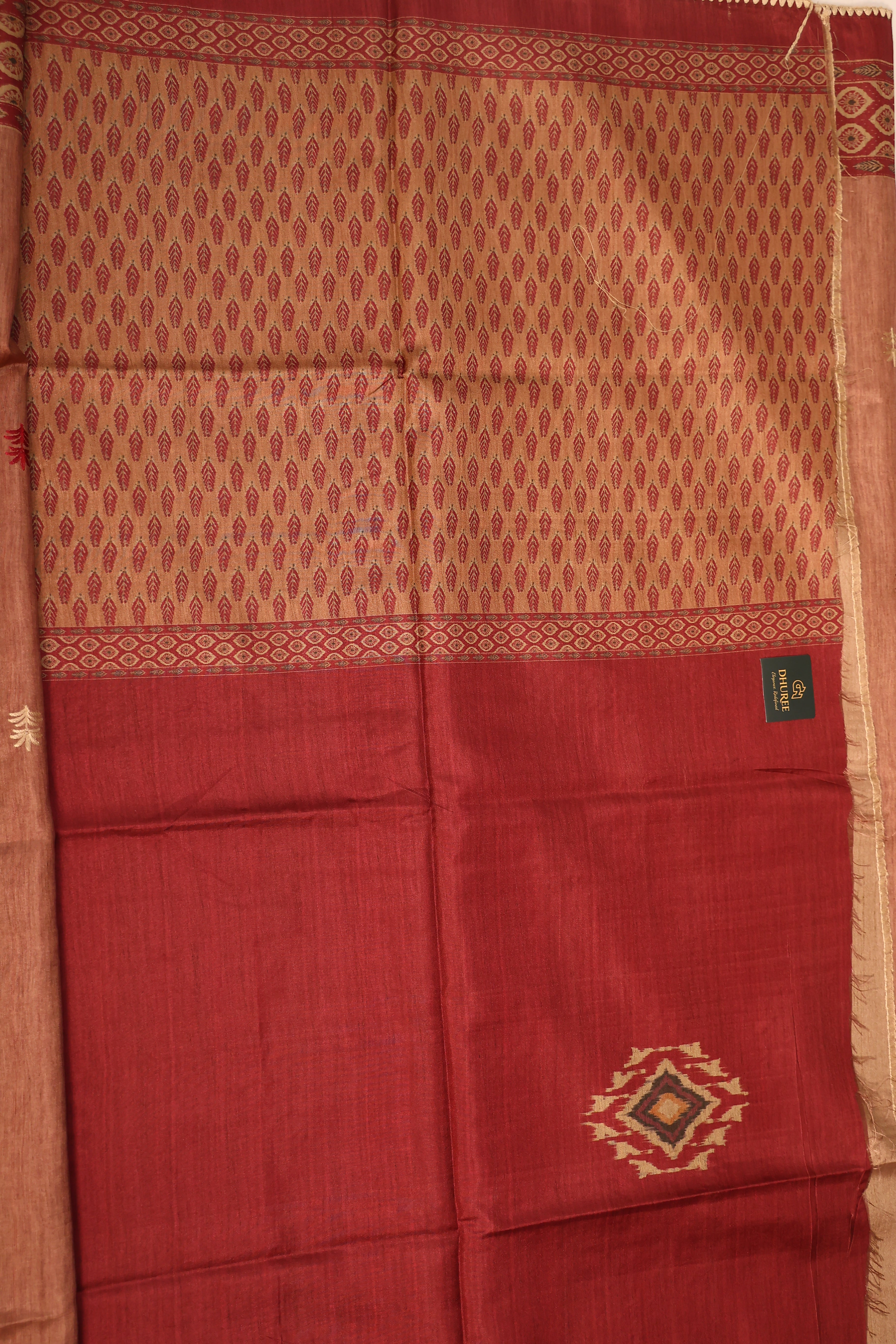 - DHUREE  COTTON DOLPHIN SAREE.