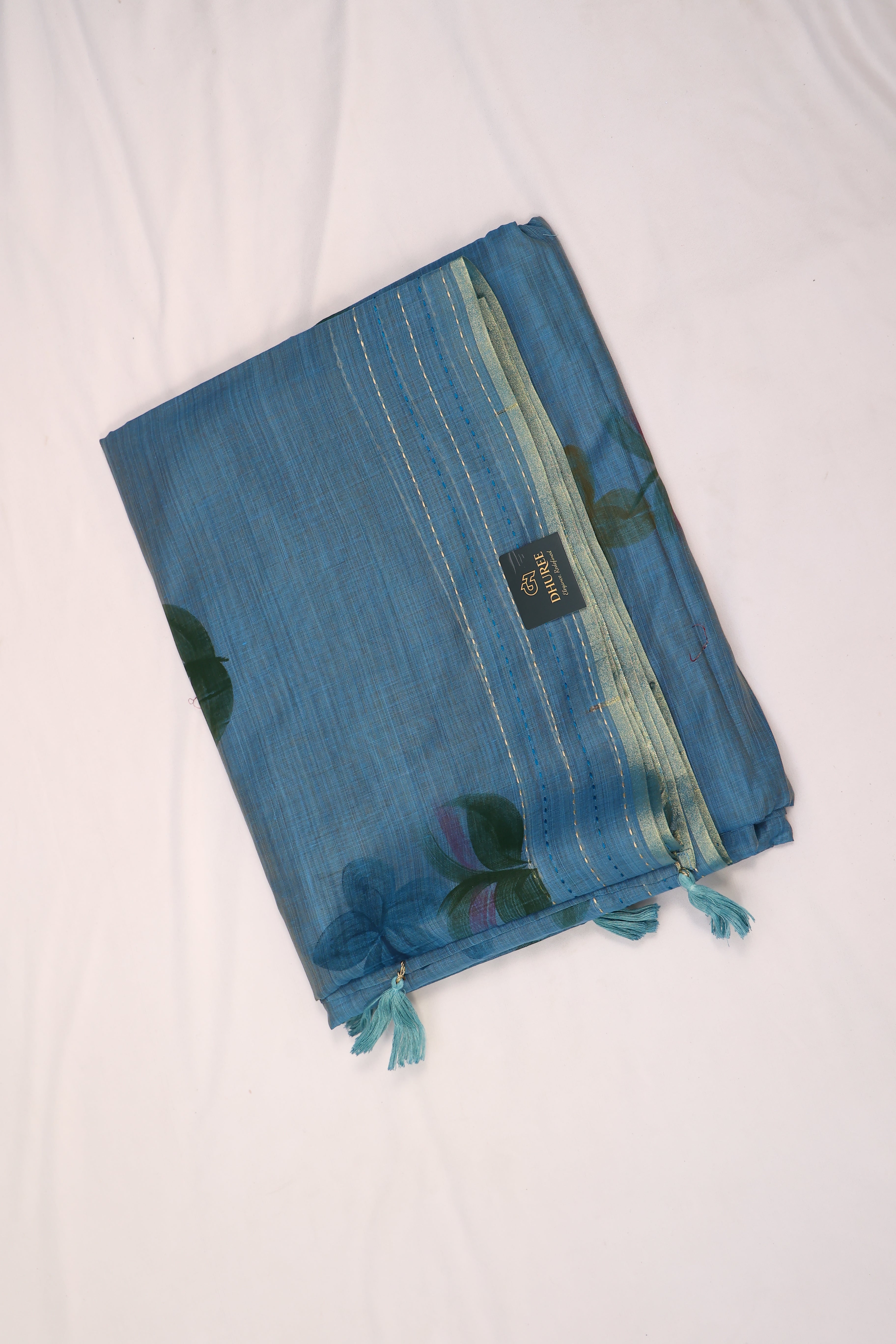 - DHUREE BLENDED SILK SAREE.