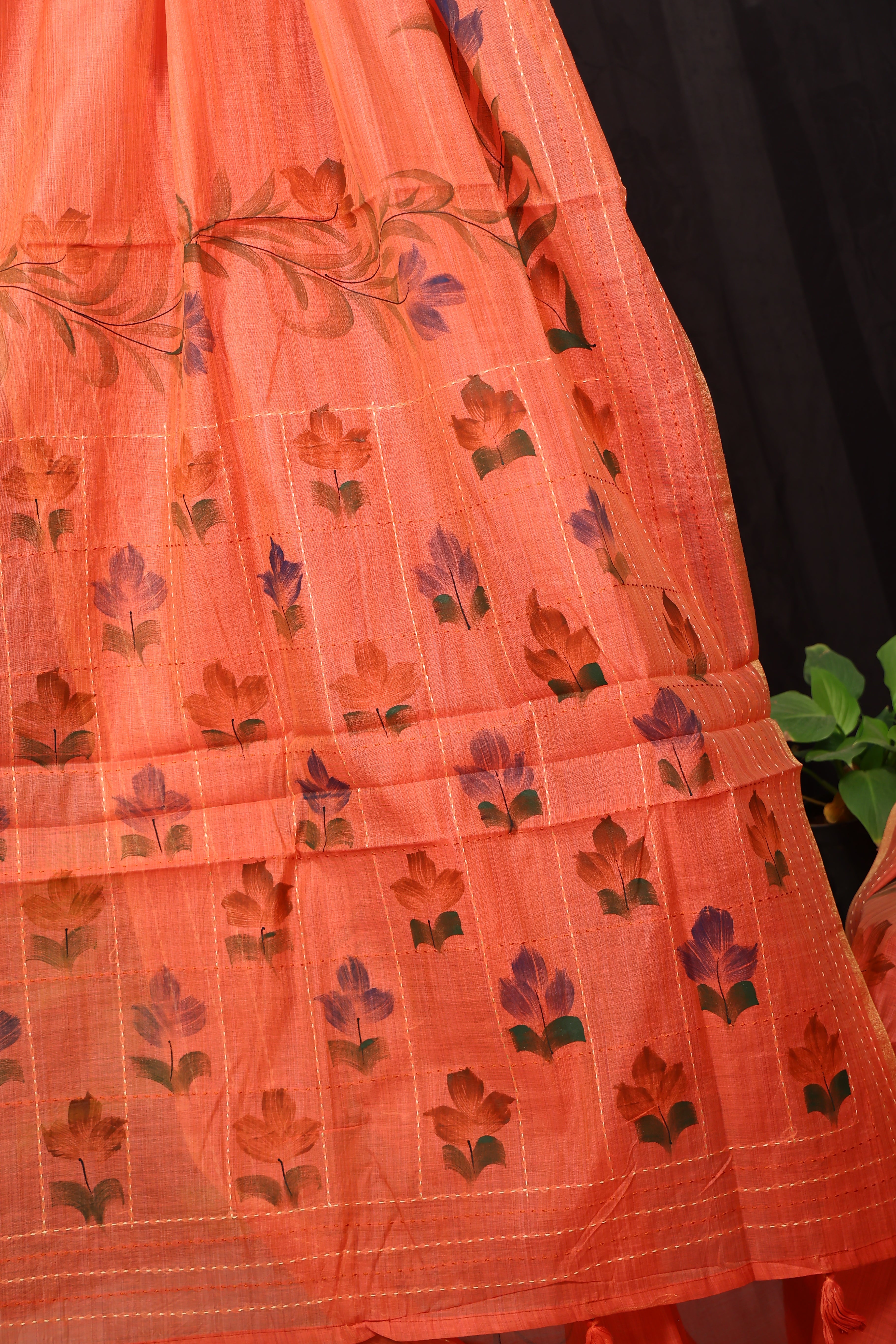 DHUREE BLENDED SILK SAREE.