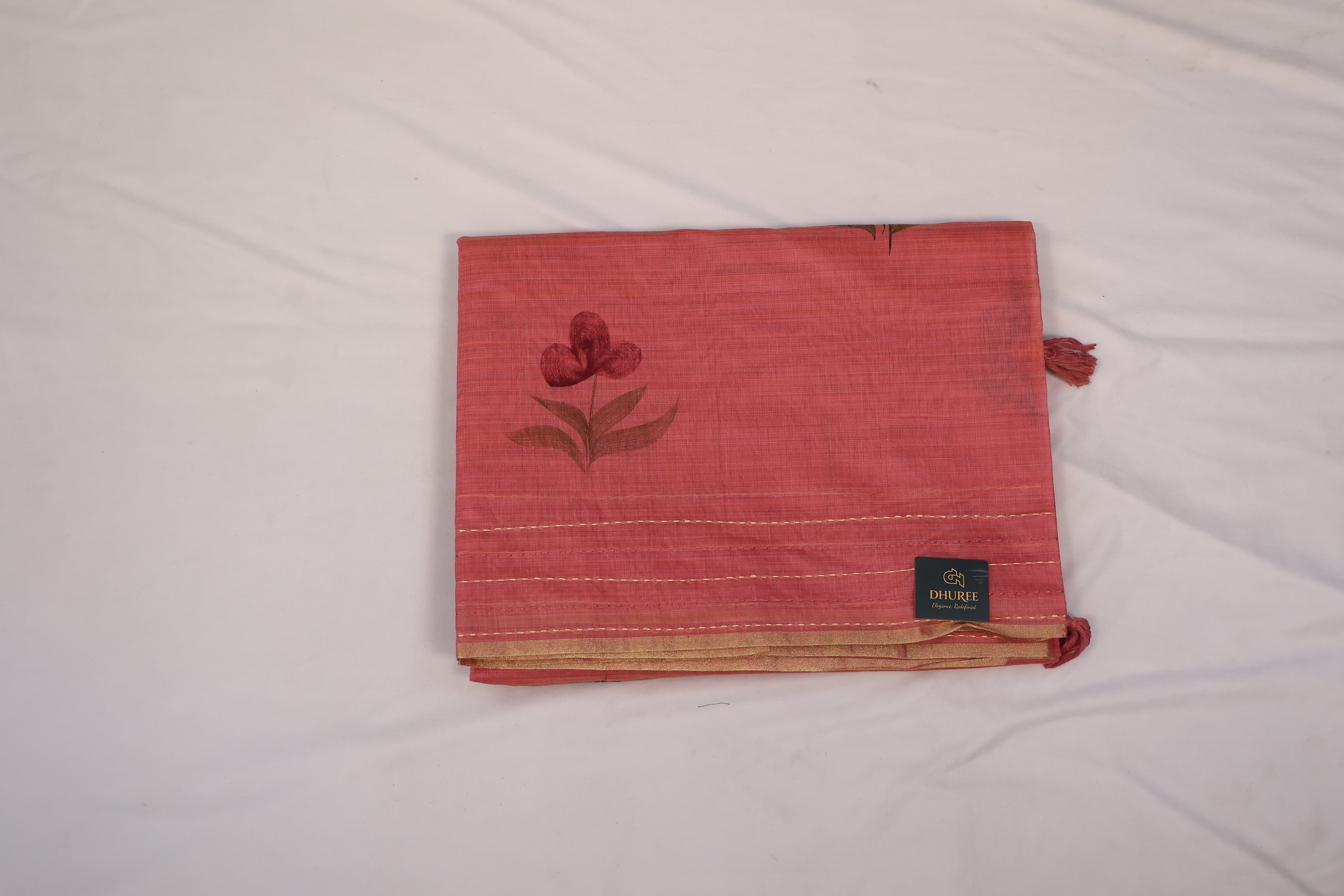 - DHUREE BLENDED SILK SAREE.