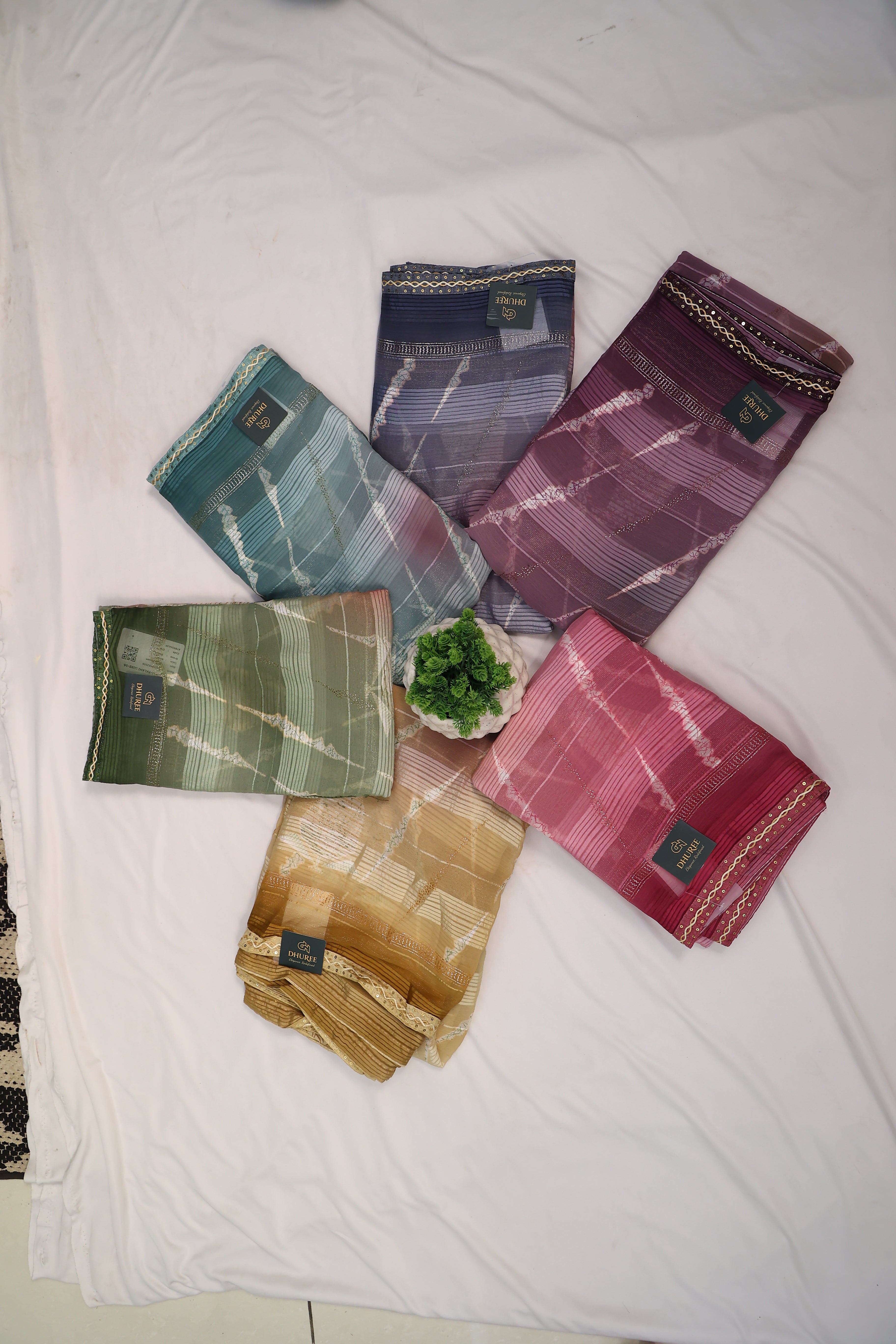 DHUREE MOSS SAREES