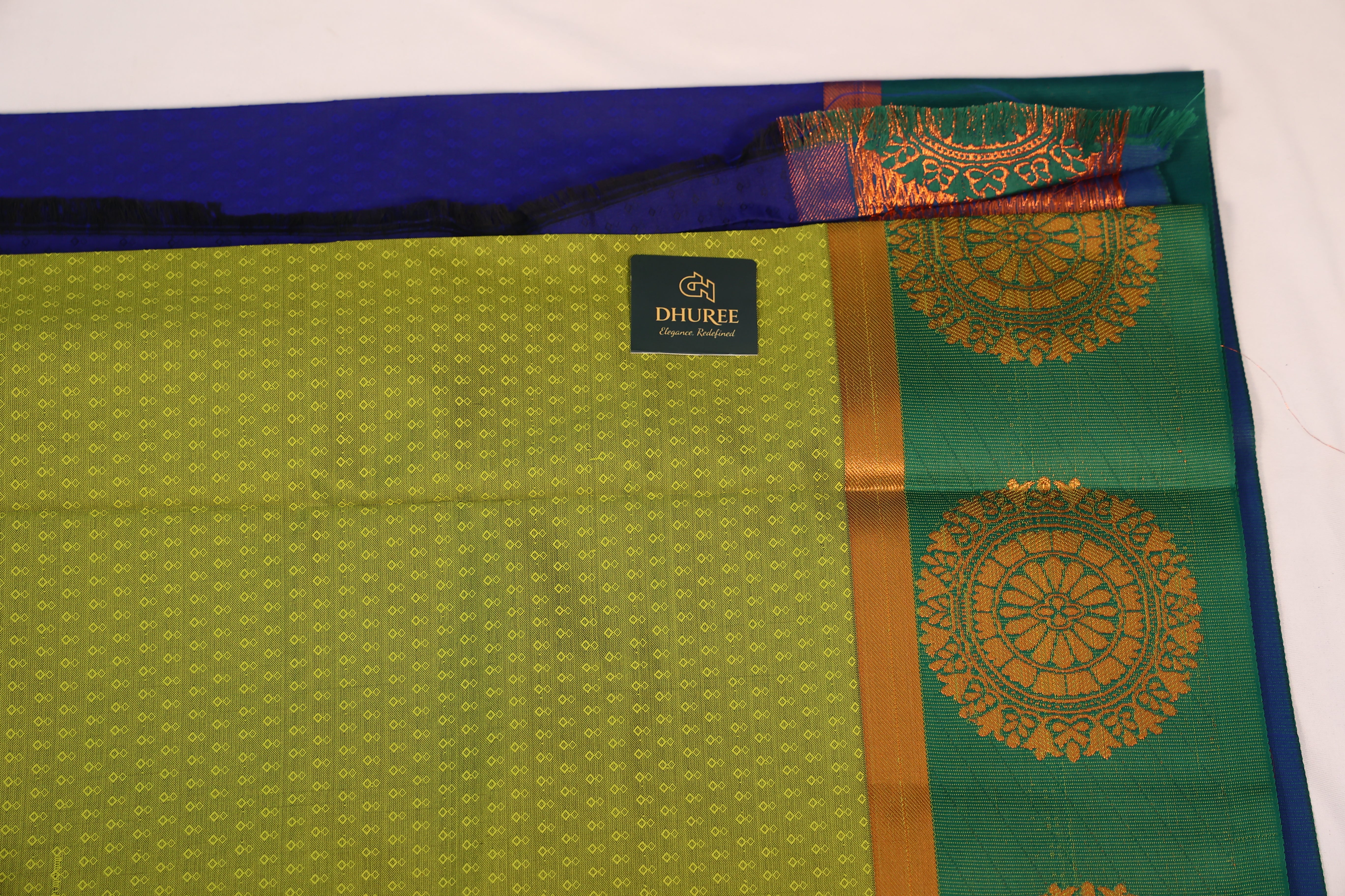DHUREE Premium  Quality Kalyani cotton saree/Lata Gadwal Paithani