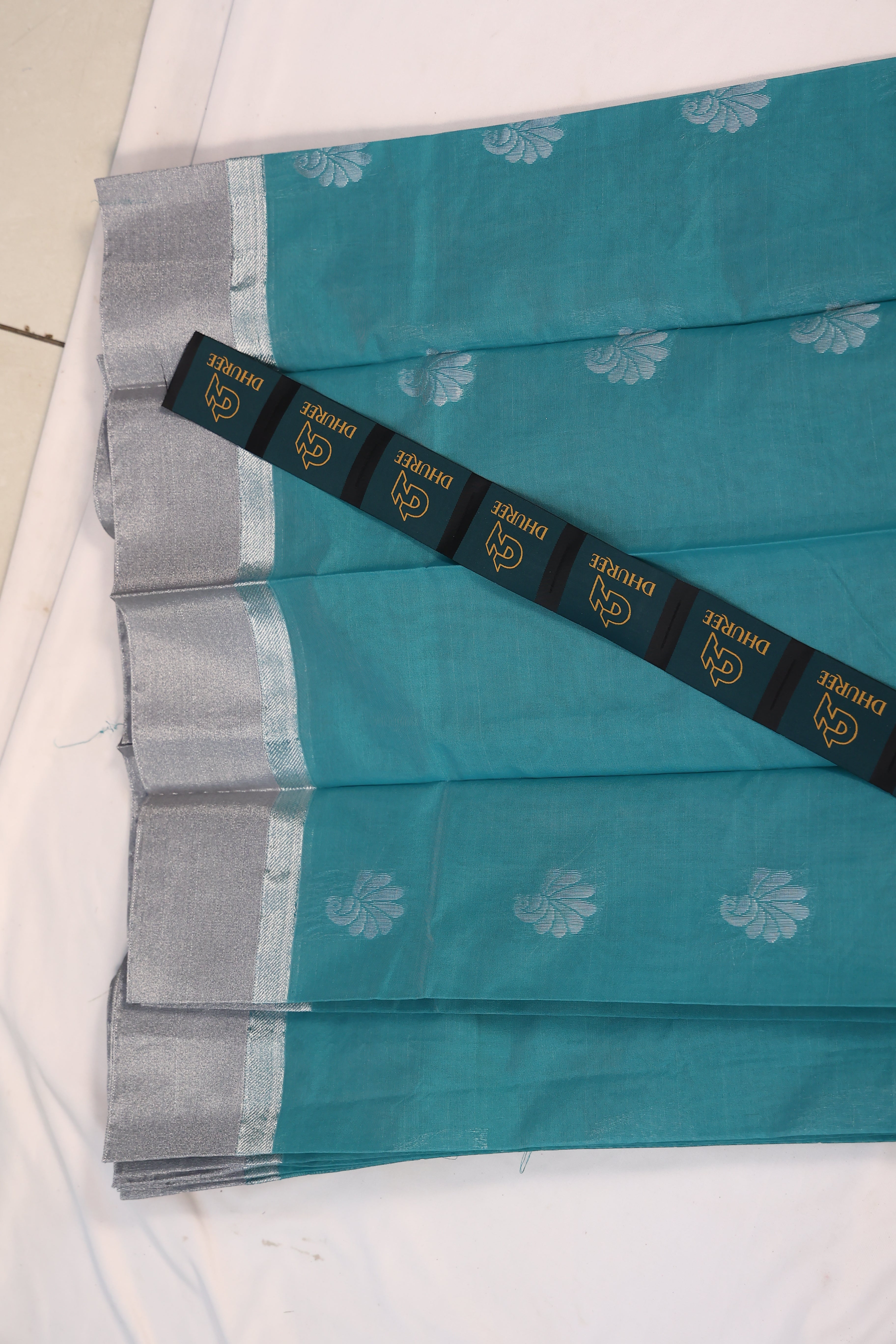 DHUREE SILVER SILK COTTON SAREE COLLECTION