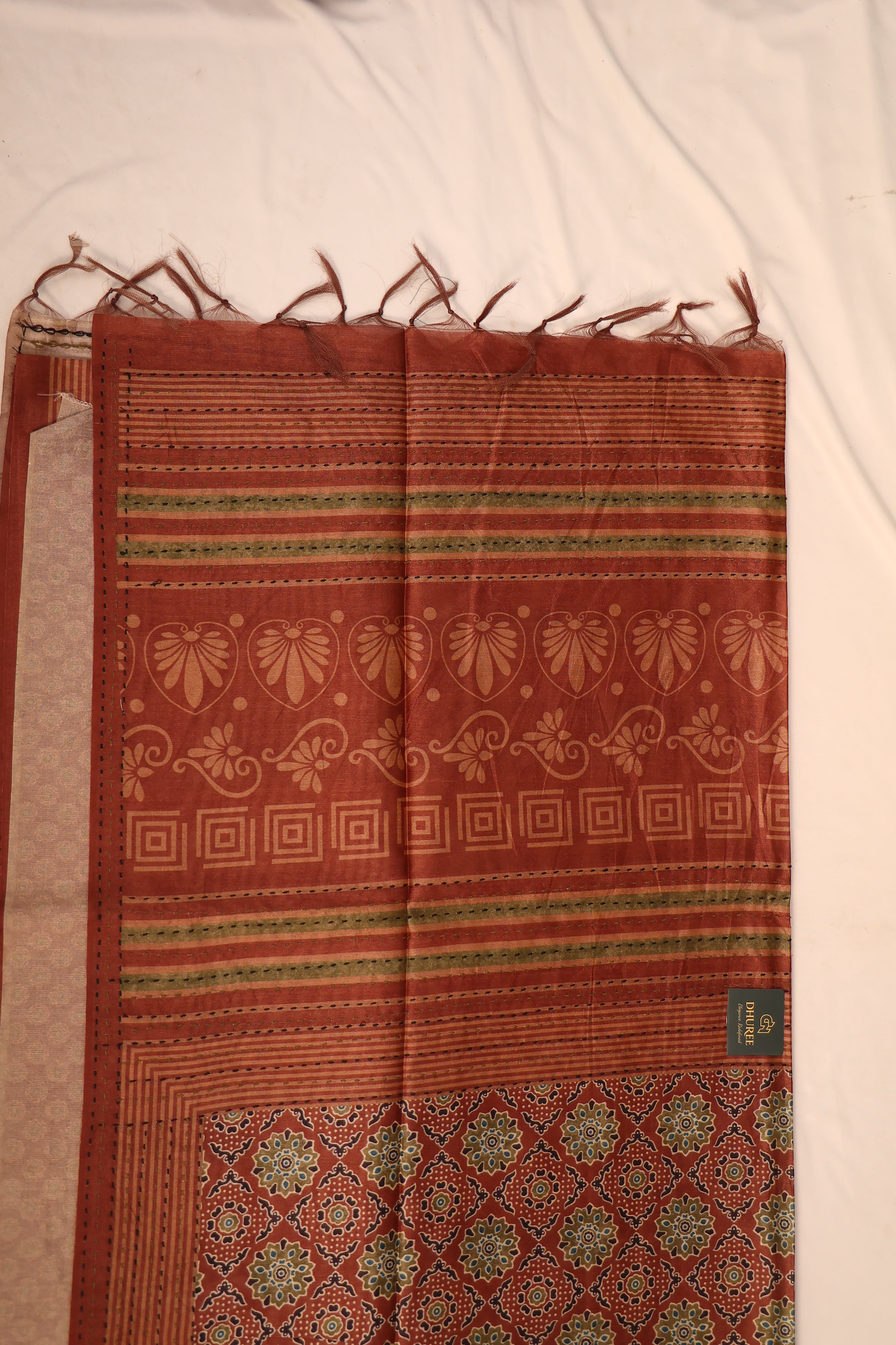 - DHUREE  COTTON SAREE.