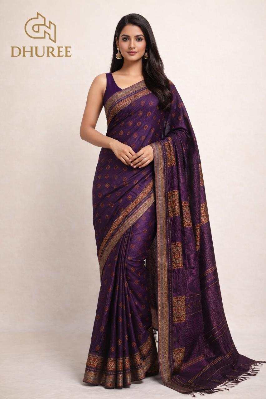 - DHUREE  COTTON SAREE.