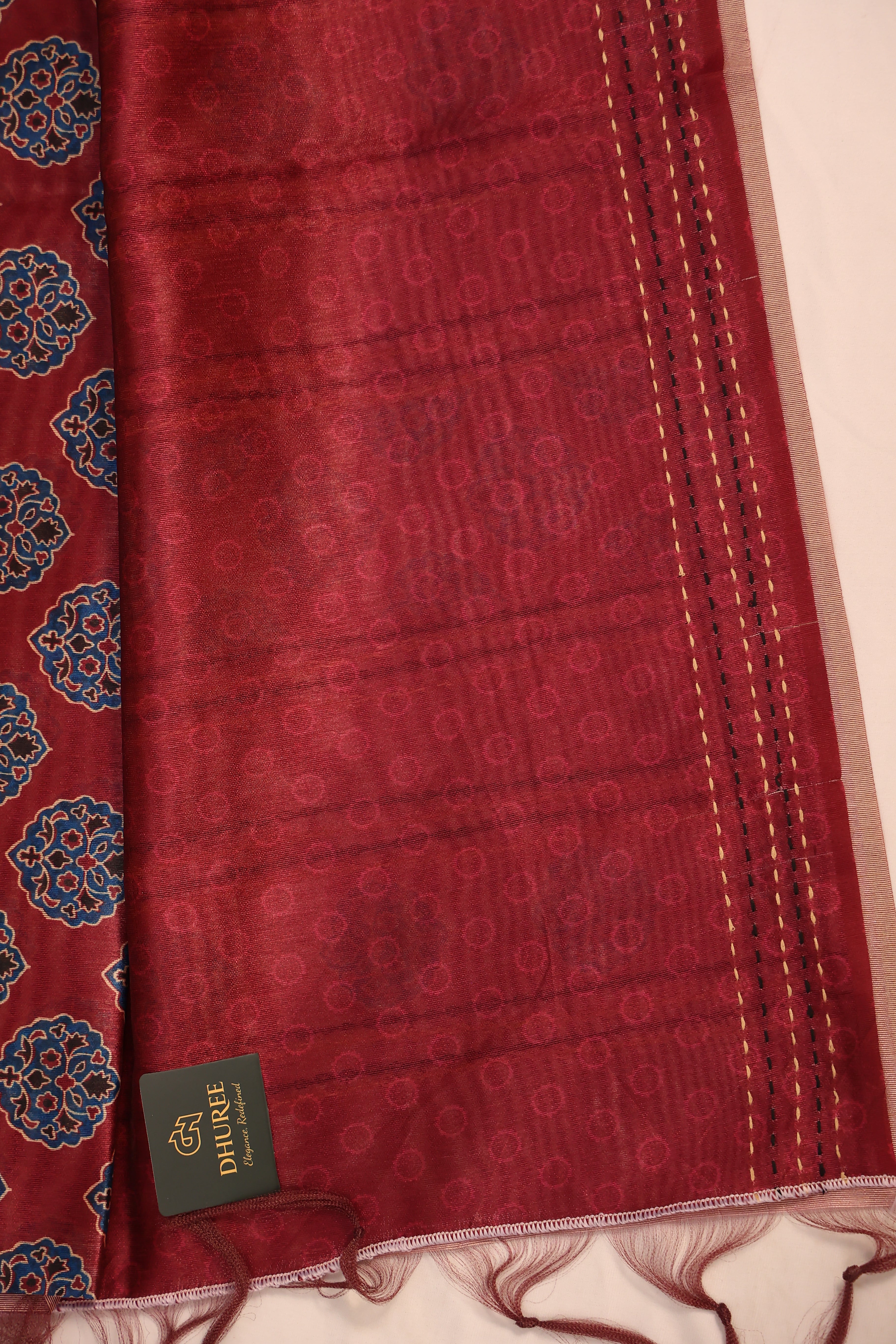 - DHUREE  COTTON SAREE.