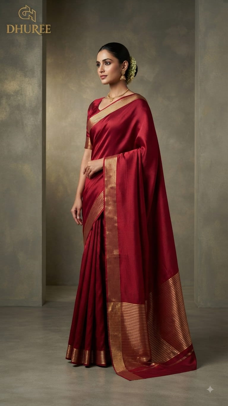 DHUREE SEMI MYSORE SILK SAREE