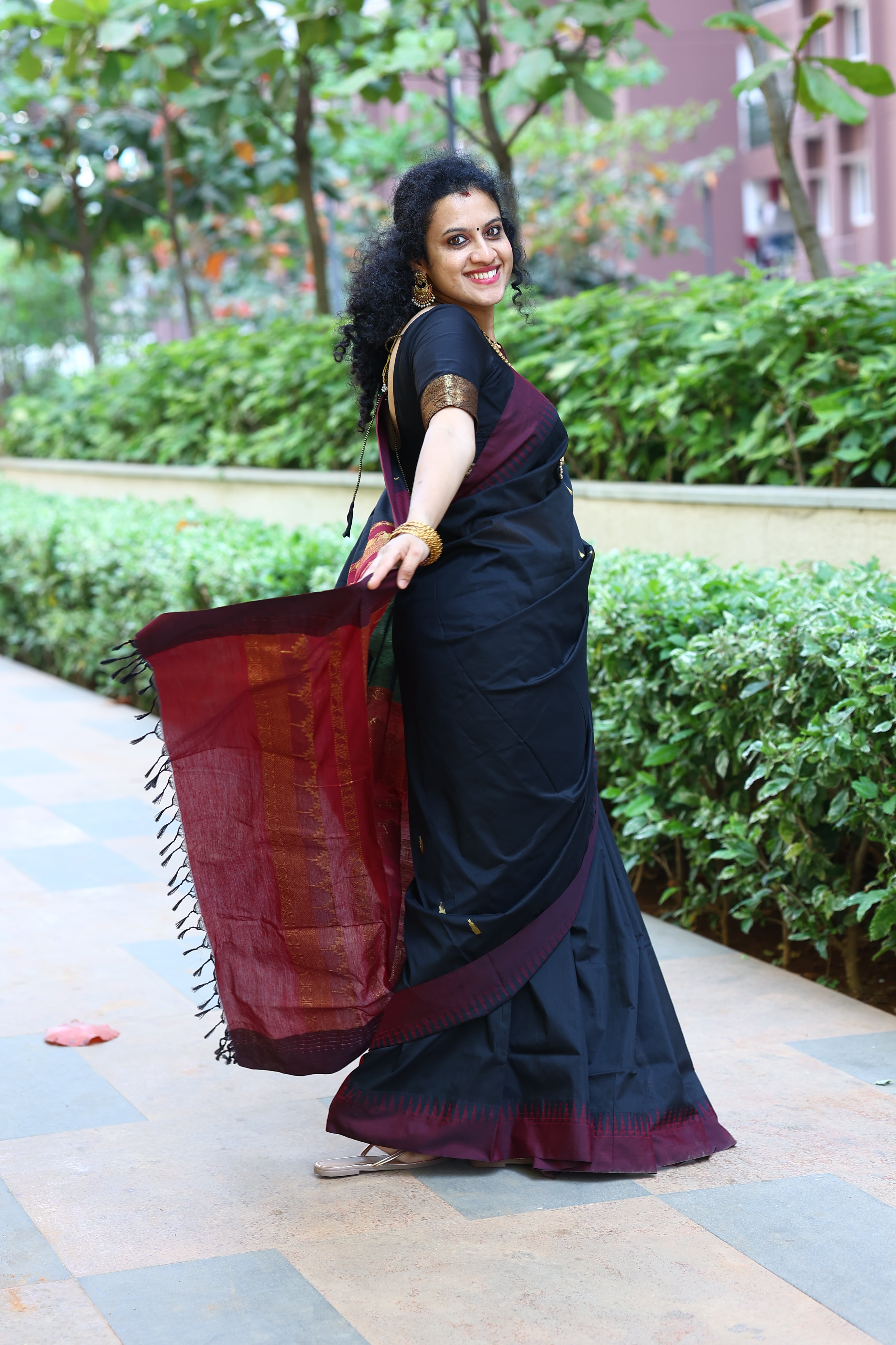 DHUREE KORVAI BORDER SILK COTTON  SAREES