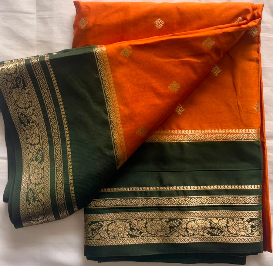 DHUREE SEMI MYSORE SILK SAREE