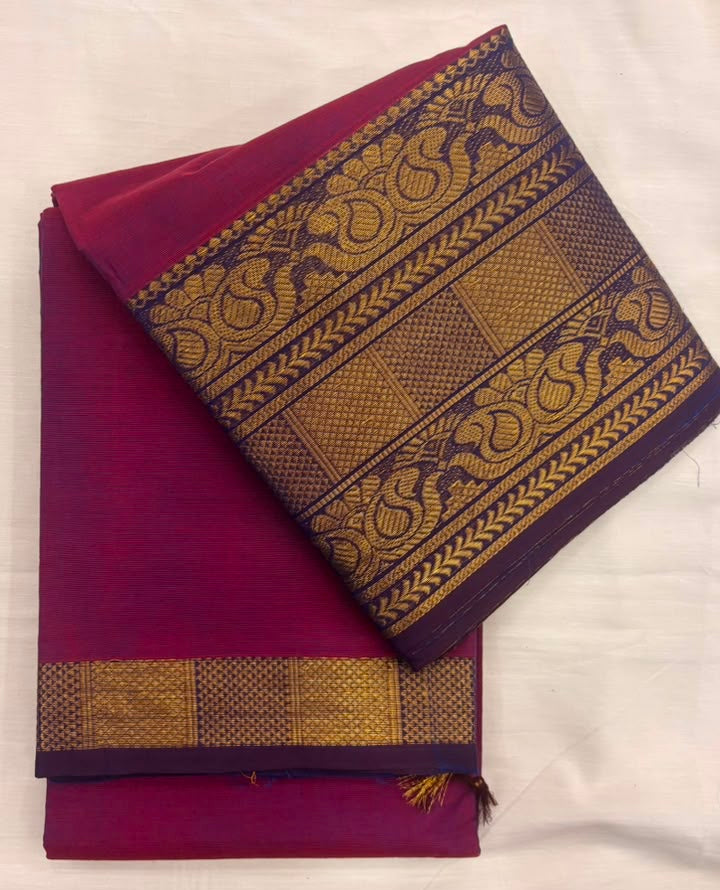 DHUREE  GRAND KANCHI COTTON  SAREES.