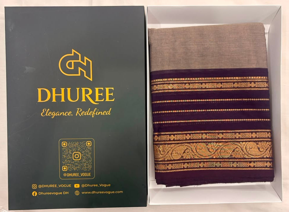 DHUREE  GRAND KANCHI COTTON  SAREES
