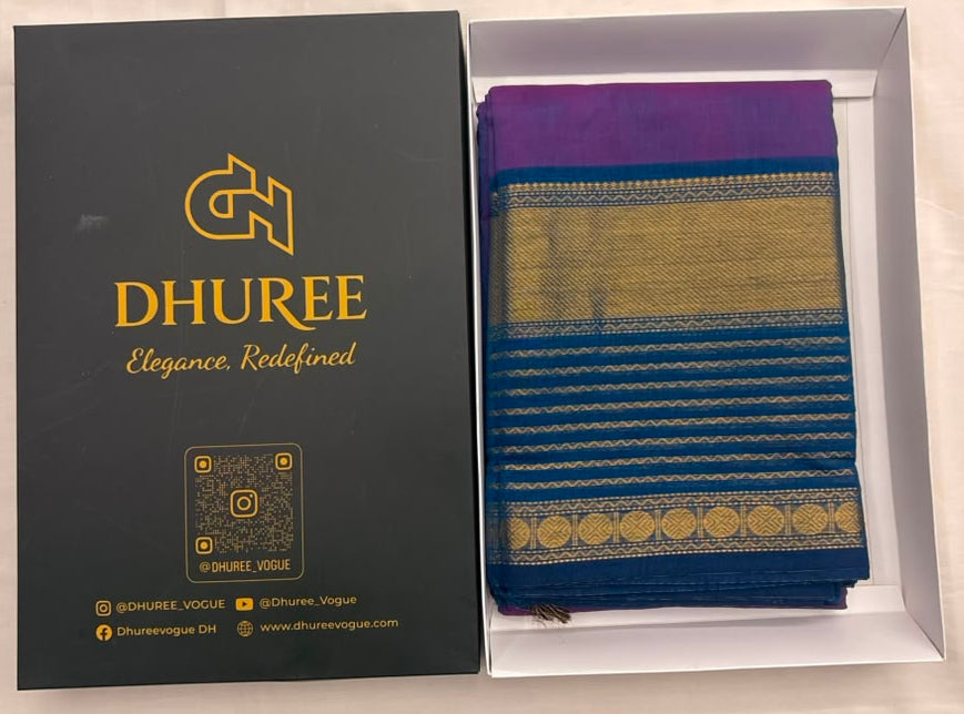 DHUREE  GRAND KANCHI COTTON  SAREES.