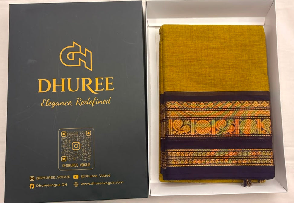 DHUREE  GRAND KANCHI COTTON  SAREES.