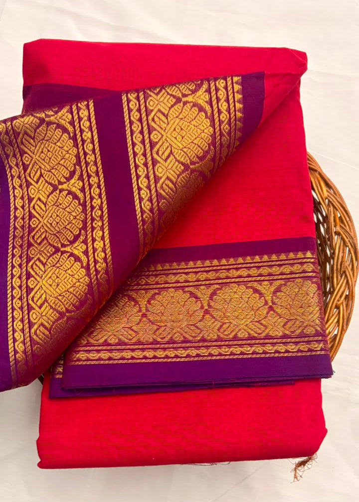 DHUREE  GRAND KANCHI COTTON  SAREES.