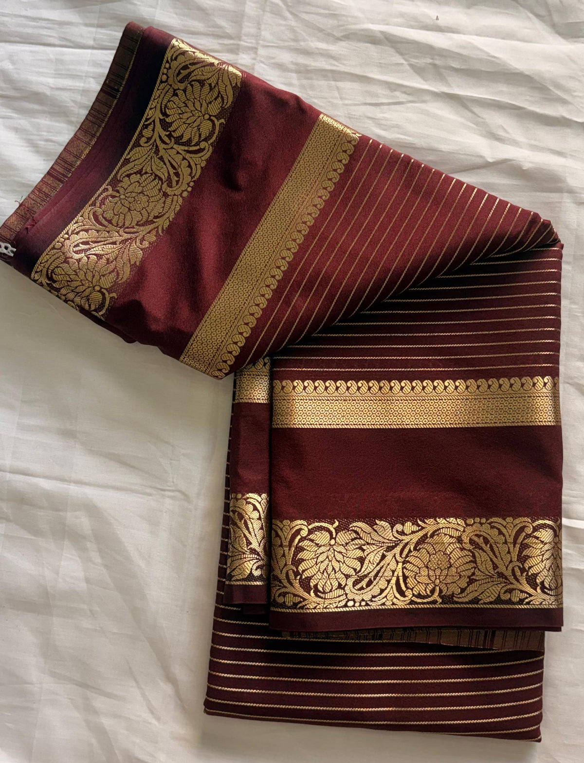 DHUREE TRENDY SEMI MYSORE CRAPE SILK SAREES