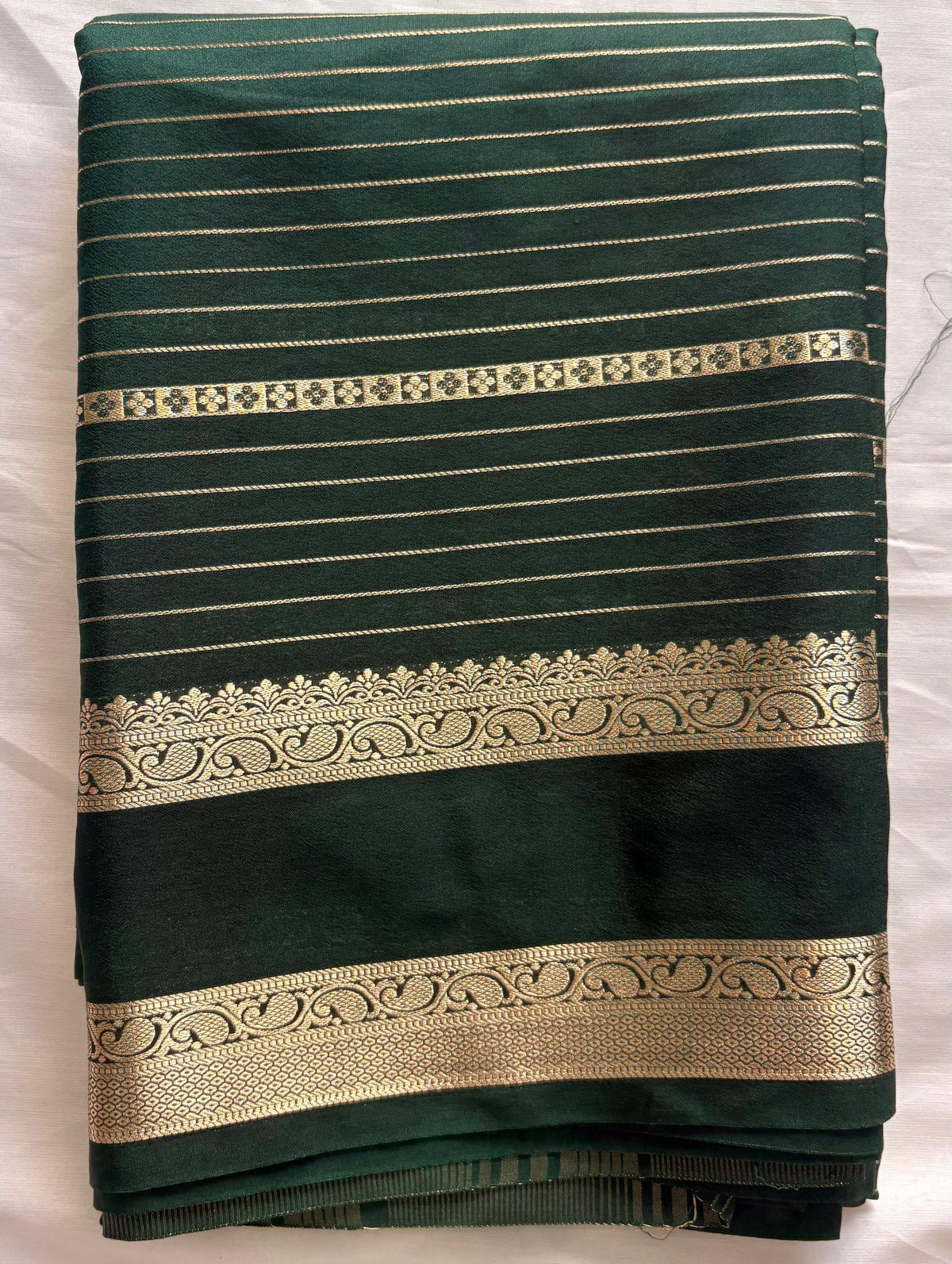DHUREE TRENDY SEMI MYSORE CRAPE SILK SAREES
