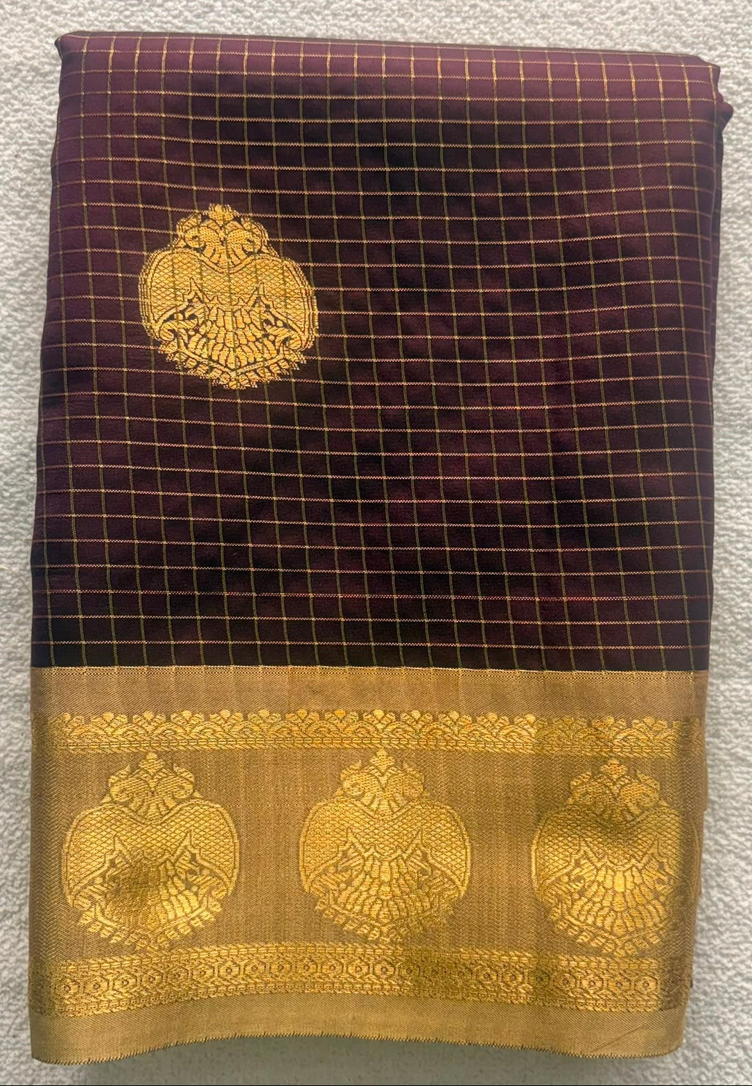 DHUREE PREMIUM QUALITY KANCHI SILK SAREES WITH BROKET BLOUSE