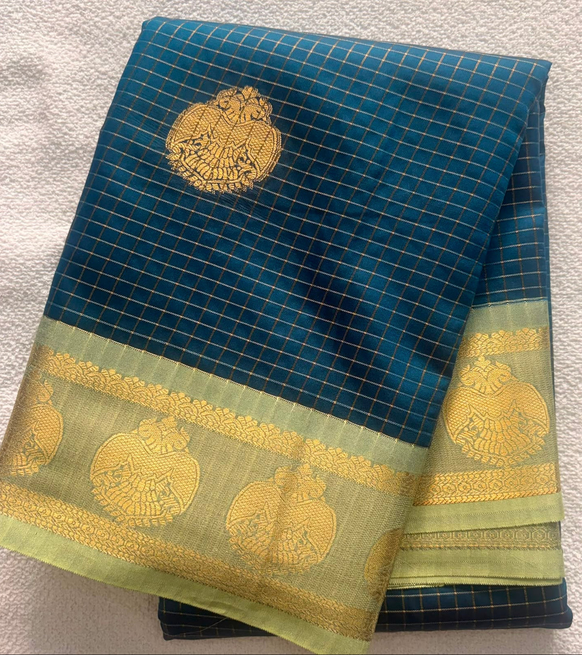 DHUREE PREMIUM QUALITY KANCHI SILK SAREES WITH BROKET BLOUSE