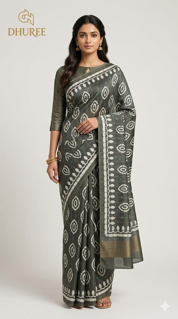 -DHUREE HANDLOOM -SILK.