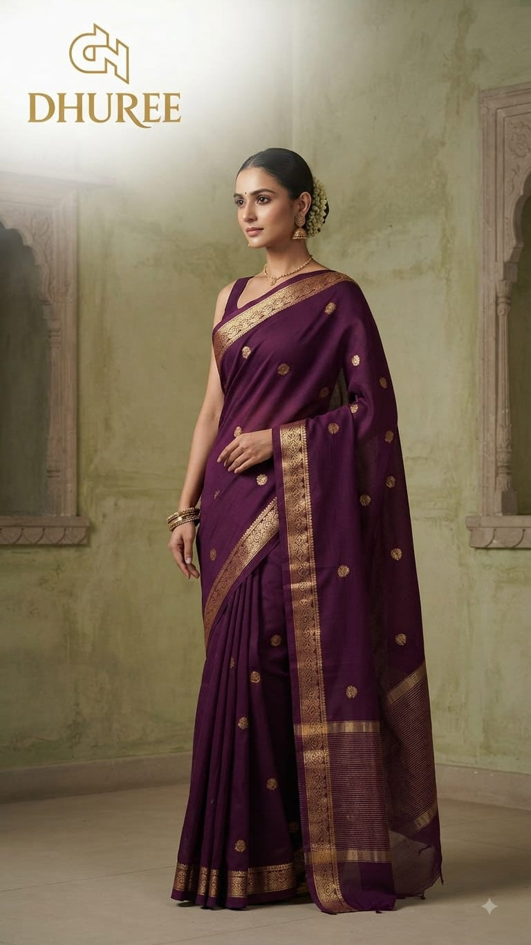 DHUREE SEMI MYSORE SILK SAREE