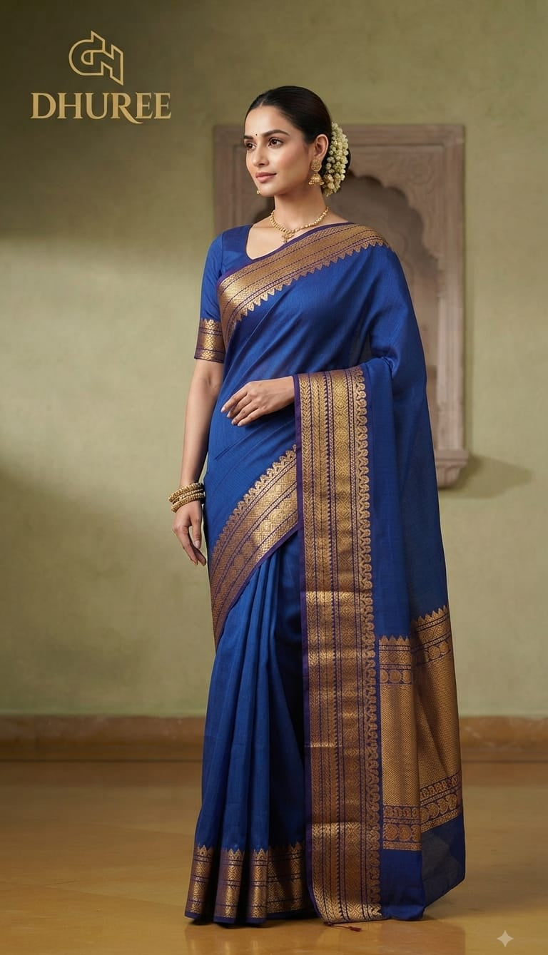 DHUREE  GRAND KANCHI COTTON  SAREES.