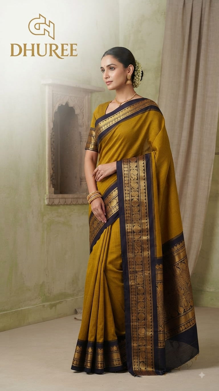 DHUREE  GRAND KANCHI COTTON  SAREES.